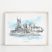 Load image into Gallery viewer, Nashville Hand Drawn Fine Art Prints
