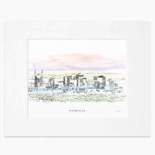 Load image into Gallery viewer, Nashville Skyline Hand Drawn Fine Art Prints
