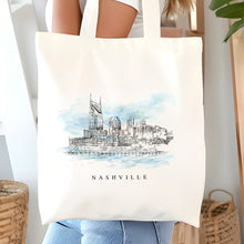 Load image into Gallery viewer, Nashville Renissance Style Tote Bag
