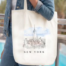 Load image into Gallery viewer, New York Renissance Style Tote Bag NYC
