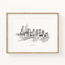 Load image into Gallery viewer, Philadelphia, PA Skyline Fine Art Prints
