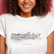 Load image into Gallery viewer, Savannah Skyline Wearable Art T-Shirt
