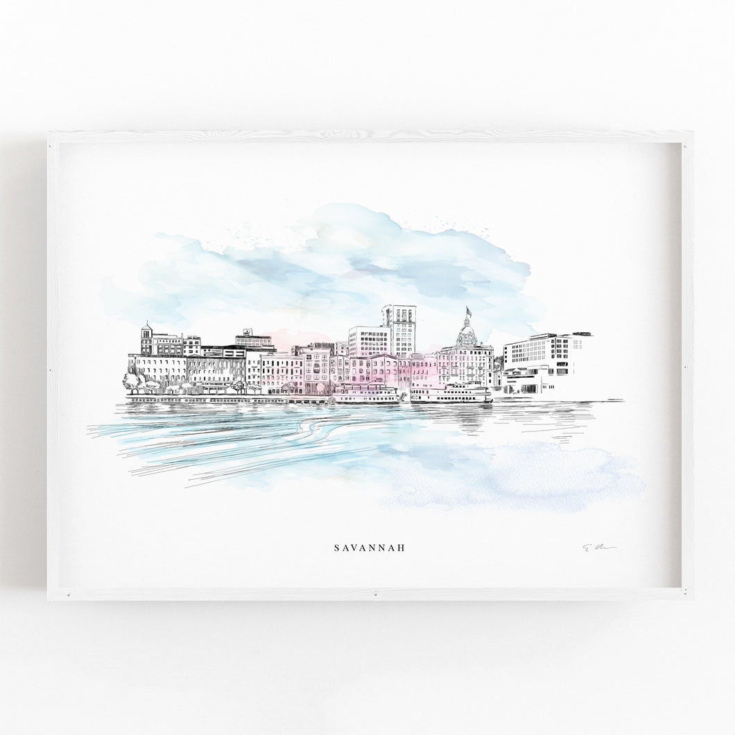 Savannah Skyline - Fine Art Print