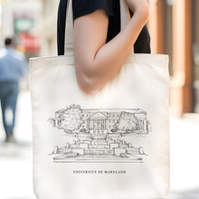 Load image into Gallery viewer, University of Maryland Renissance Style Tote Bag
