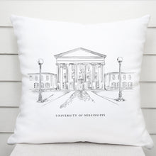 Load image into Gallery viewer, University of Mississippi Renissance Style Pillow Cover
