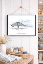 Load image into Gallery viewer, Windansea Beach La Jolla San Diego T-Shirt | California Coastal Surf Souvenir Apparel | Hand-Drawn Wearable Art
